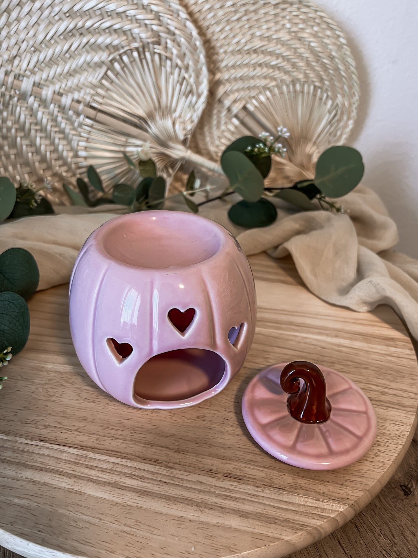 Wax melt burner ✧ Pink Pumpkin