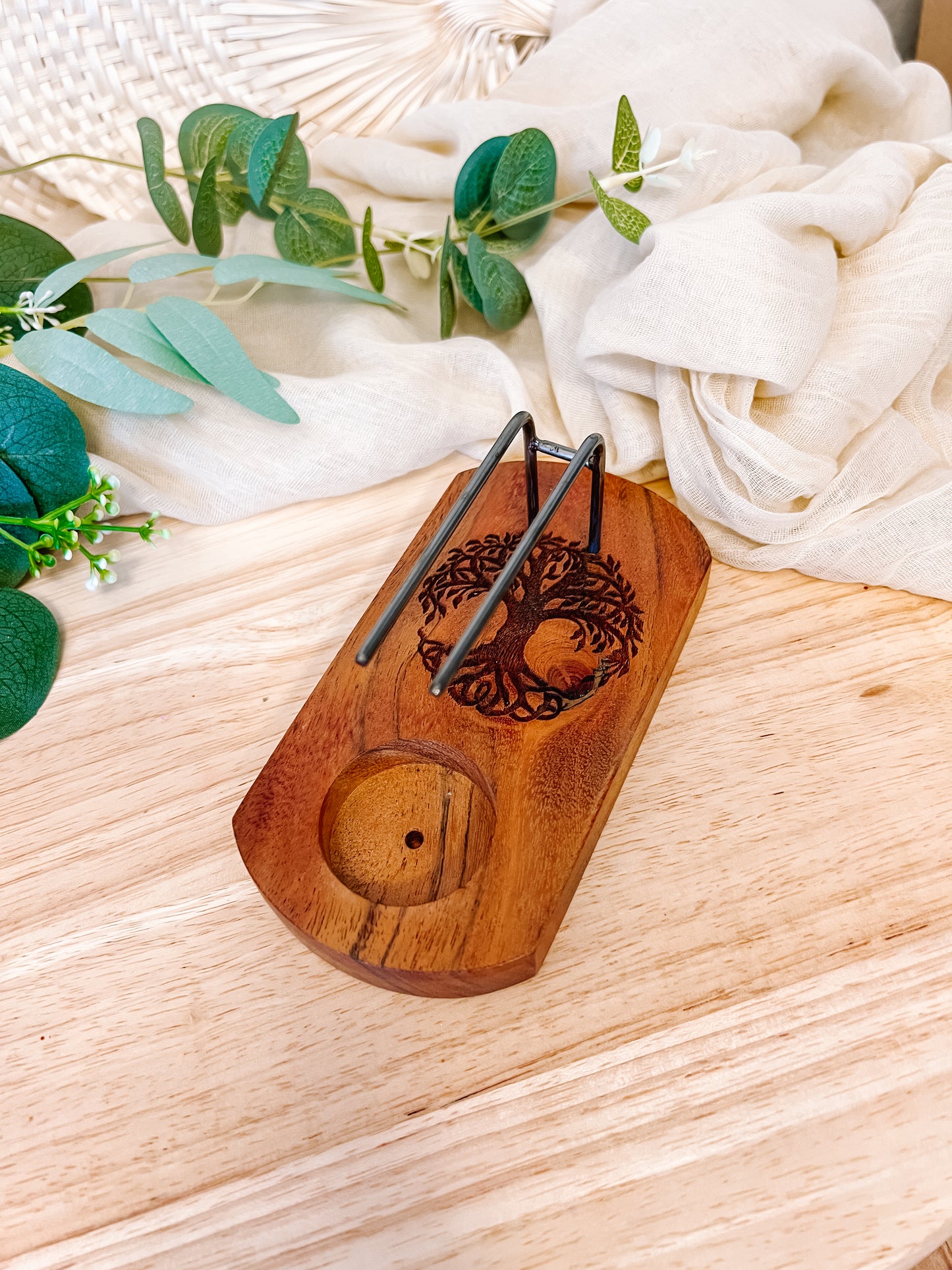 Support à Palo Santo ✧ Arbre de Vie
