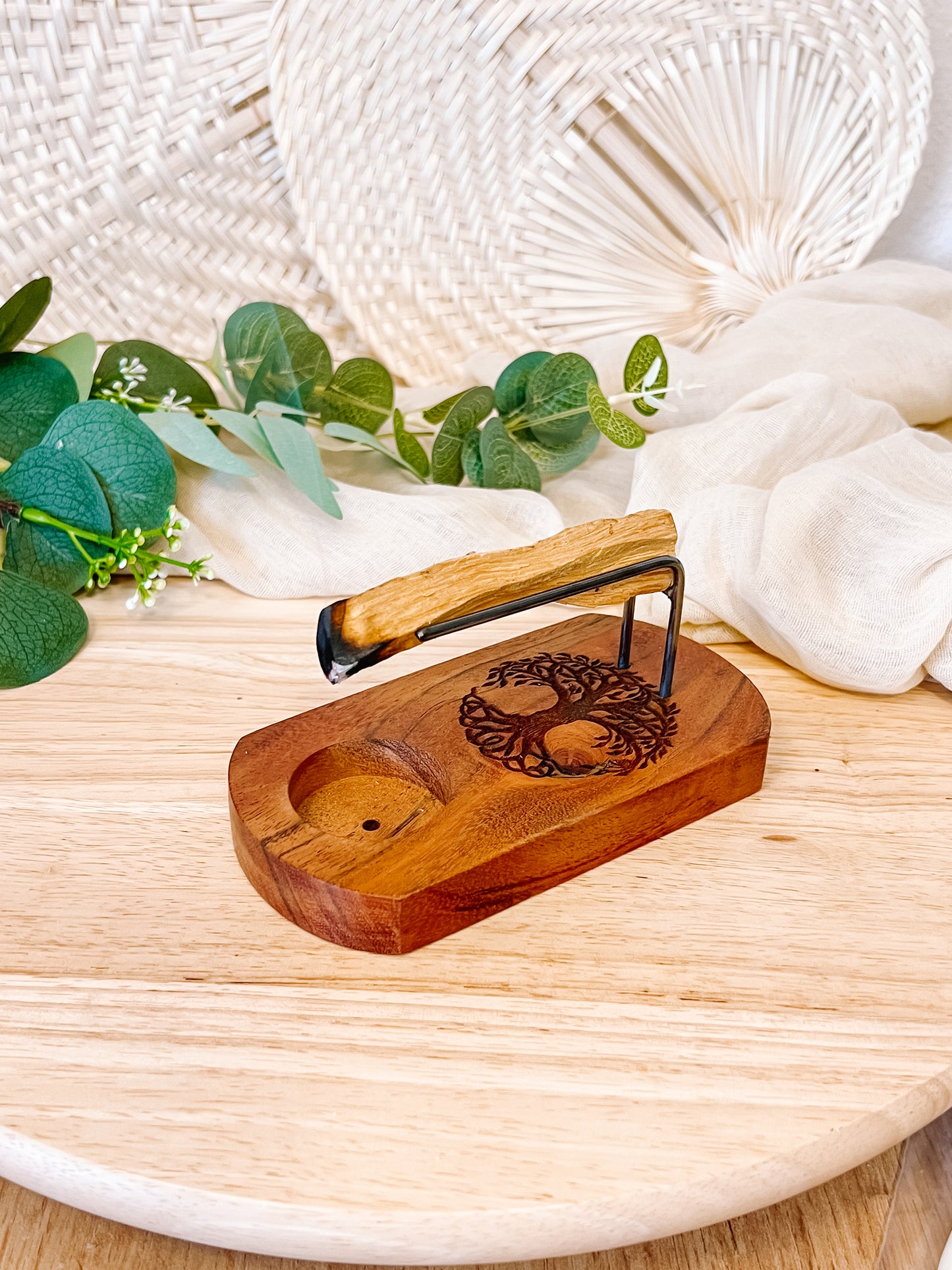 Support à Palo Santo ✧ Arbre de Vie