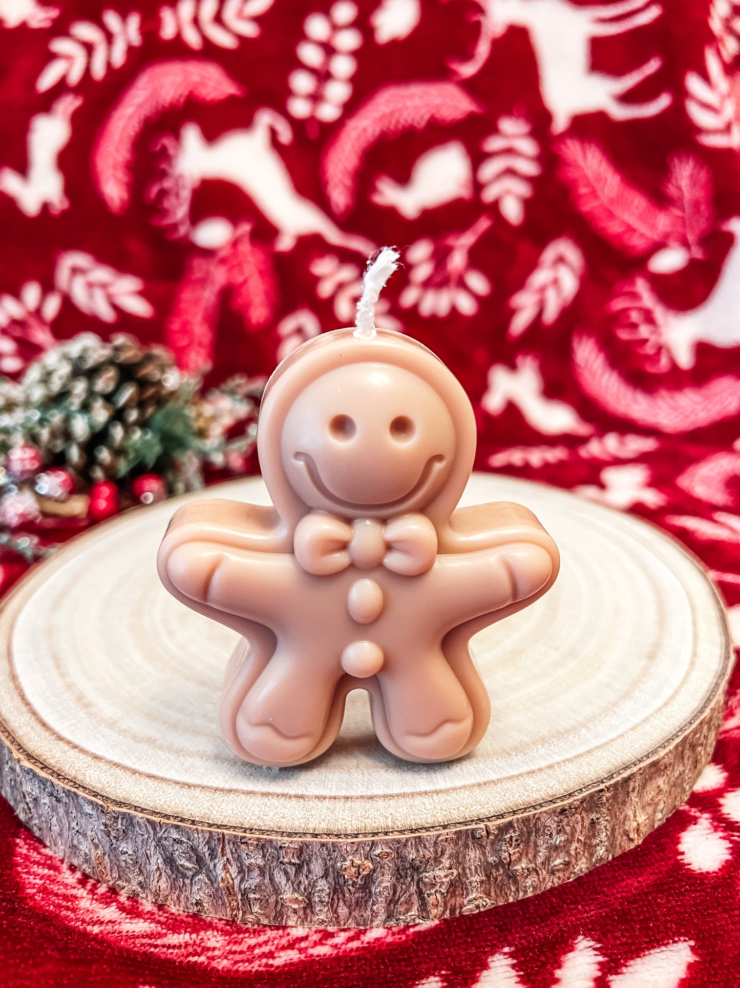 Gingerbread man | Pillar candle