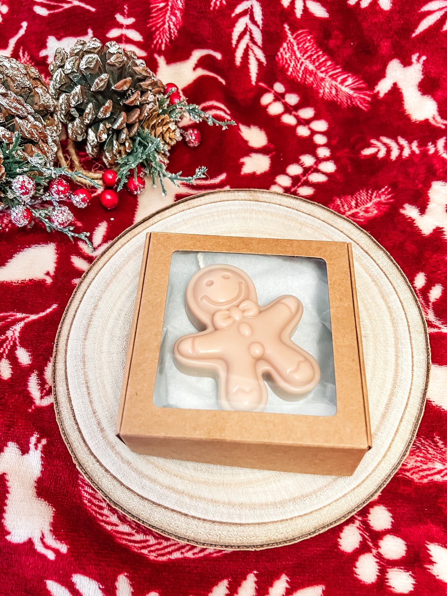 Gingerbread man | Pillar candle