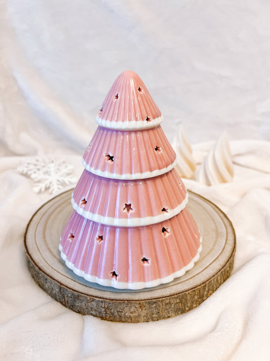 Pink Christmas Tree | Wax melt burner