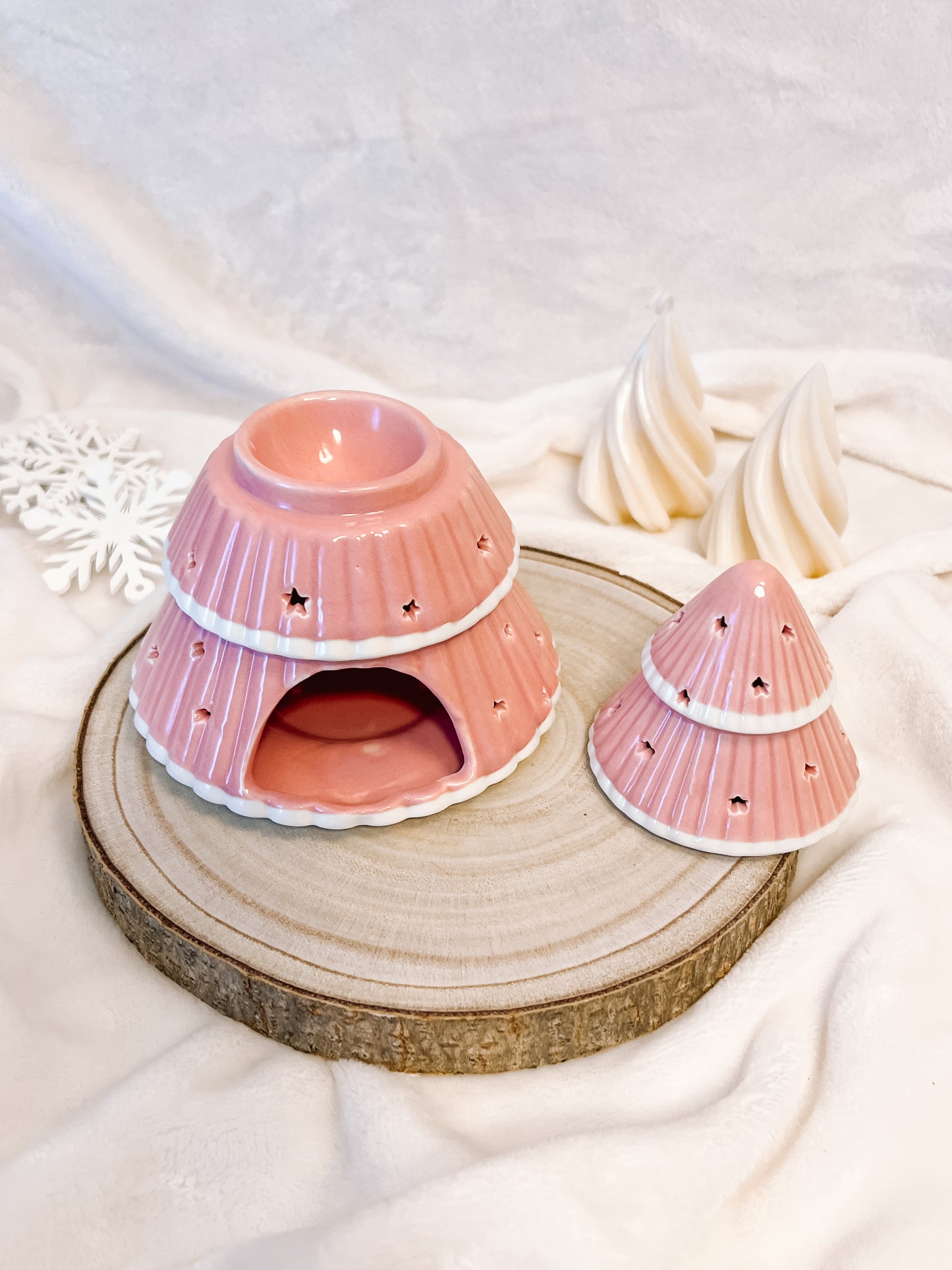 Pink Christmas Tree | Wax melt burner
