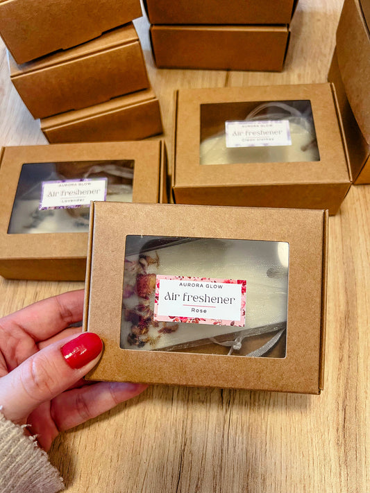 Tablette parfumée à la rose